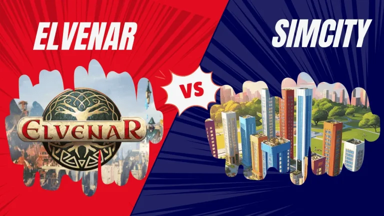 a image showing comparison between two games .
