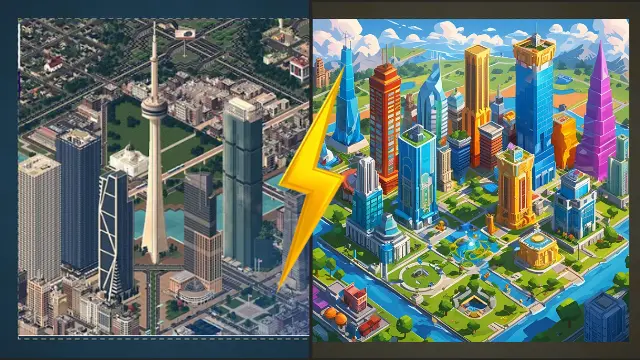 simcity vs theo town