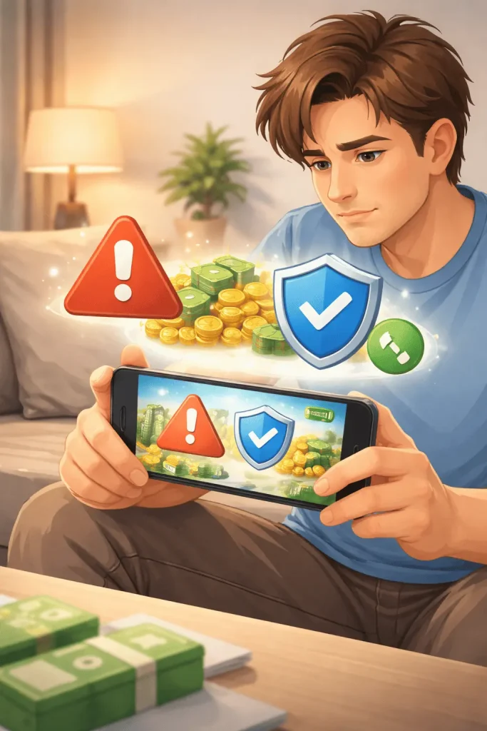 Smartphone security alert on display 1 1